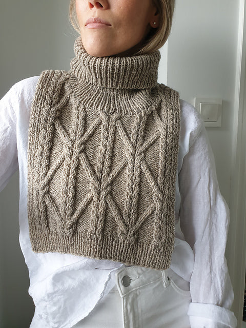 strikkeoppskrift, kvinner, norsk, neck warmer