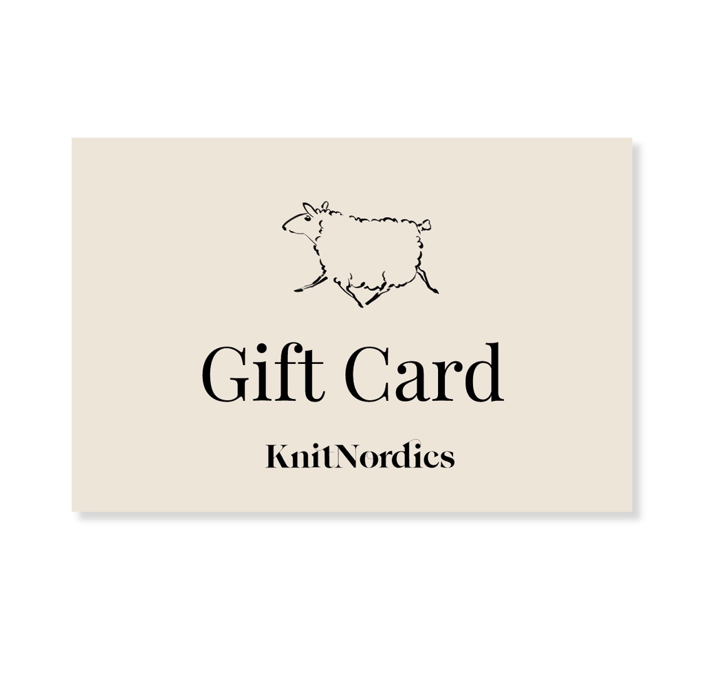 knitting pattern, gift card, knitters, Nordic