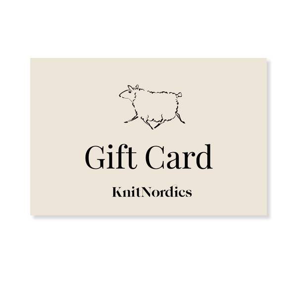 knitting pattern, gift card, knitters, Nordic