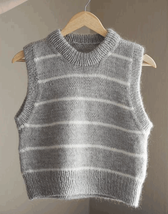 knitting pattern, Nordic, women, vest