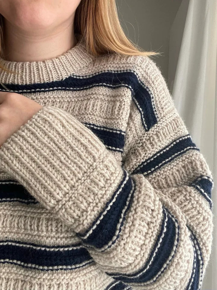 knitting pattern, Nordic, english, sweater, women